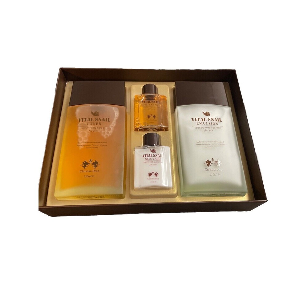 [CHRISTIAN DEAN] VITAL SNAIL SKIN CARE 2 SET FOR MEN - 1PACK (4ITEMS)